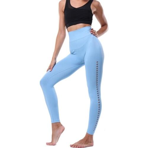 Women Gym Yoga Seamless Pants Sports Clothes Stretchy High Waist Athletic Exercise Fitness Leggings Activewear Pants