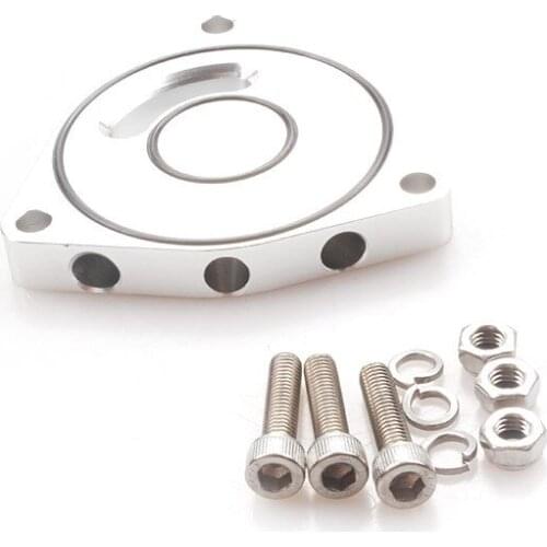 1Set Car Racing Aluminium alloy BOV spacer Relief valve base For Hyundai / lawns 2.0T turbine 08 car modification accessories