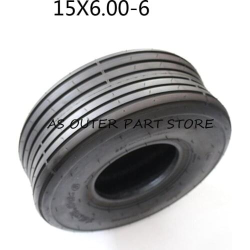 15 Inch15x6.00-6 Vacuum Tire for Electric Scooter Wheels Front Wheel Motor Tubeless Tyre