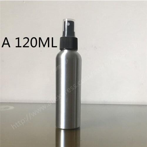 200PCS/Lot 120ML Aluminum Bottle, 120cc Aluminum Spray Bottle,Metal Perfume Container, Aluminum Essential Oil Bottle