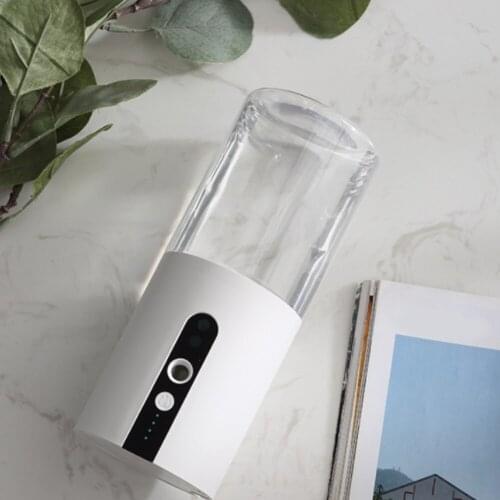 320ml non-contact automatic soap dispenser USB rechargeable smart sprayer IR sensor sprayer disinfectant bottle