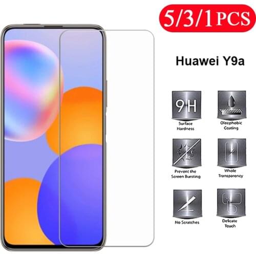 5/3/1Pcs tempered glass for huawei y9 prime y9s y9A y8s y8p y7 y6 pro 2019 y6s y5 lite 2018 phone screen protector protective