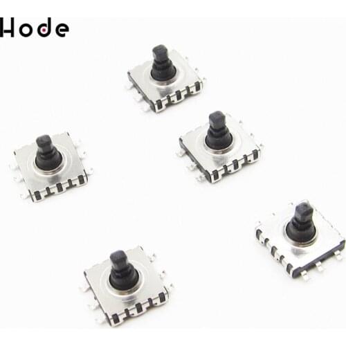 5pcs/lot 10*10*9 SMD 5 five way switch 10 * 10 * 9 MM multi-function multi direction switch touch reset button