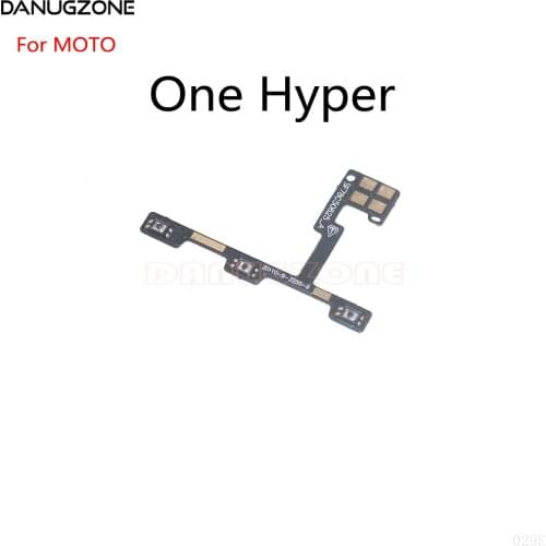 50PCS/Lot For Motorola MOTO One Hyper Power Button Switch Volume Button Mute On / Off Flex Cable