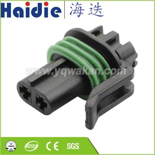 Free shipping 5sets 2pin auto electrical housing plug wiring plastic cable harness waterproof connector HD0280Y-3.5-21