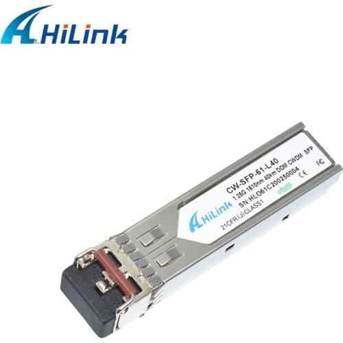 Free Shipping! Dual LC 1.25G 1610nm 40km CWDM SFP Transceiver with DOM Function