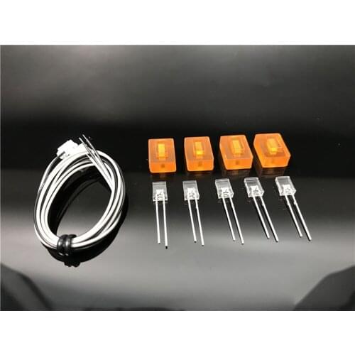 Side Skirt Plate Decoration Lights For 1/14 Rc Truck Tamiya Scania R470 R620 56323 Tractor Trailer