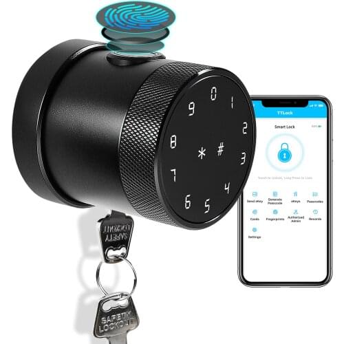 Zinc Alloy Fingerprint Smart Door Lock Digital Keypad Intelligent Smart Door Lock Waterproof App Wifi Door Lock with Gateway