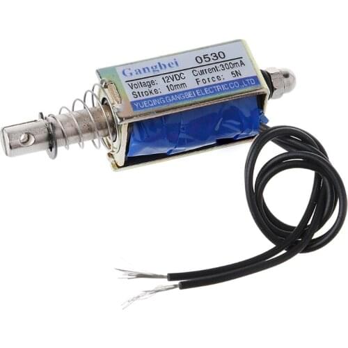 JF-0530B DC 6V 12V Push-Pull Type Gangbei-0530B Frame DC Solenoid Electromagnet