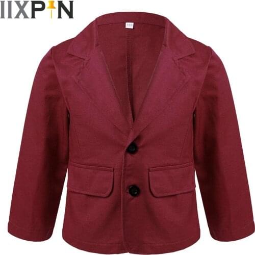 Boys Suits Blazer Children Performance Prince Dress Costume Kids Gentleman Suit Coat Outerwear Wedding Party Flower Boy Tuxedo