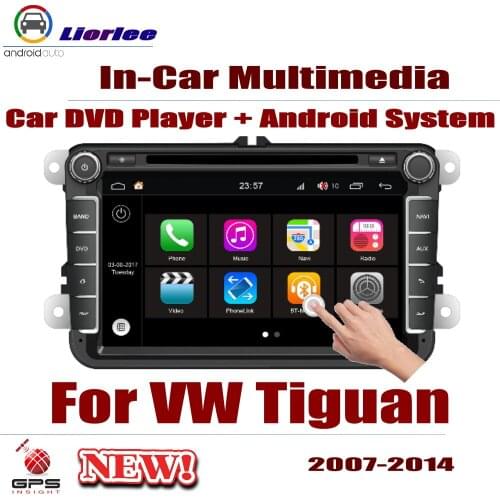 For VW Tiguan 2007-2014 Android Displayer System Audio Stereo In Dash Head Unit Car Radio DVD GPS Player Navigation