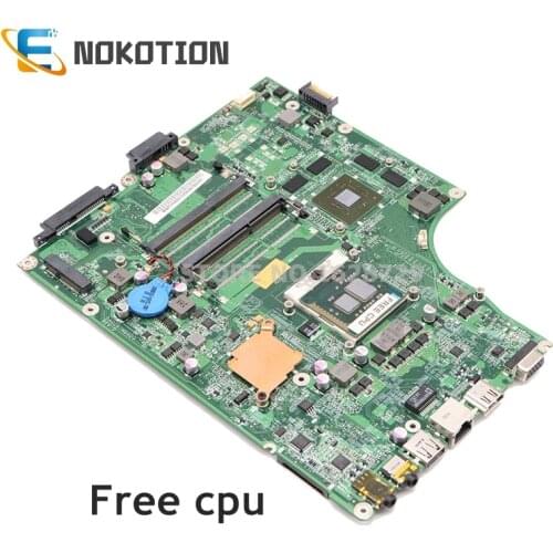 NOKOTION for Acer aspire 5745 5745G laptop motherboard HM55 DDR3 Free cpu GT330M 1GB MB.PTY06.001 MBPTY06001 DA0ZR7MB8D0