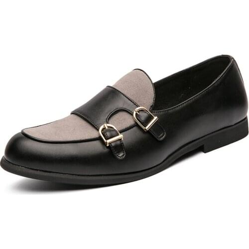 B77 Mens Shoes Fashionable Fashionable Comfortable Custom High Quality Large Size Denim Loafers Plaid Cloth Mosaic Color Mengke