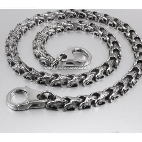 14" ~ 36" 316L Stainless Steel Mens Biker Rocker Punk Wallet Chain 5A001WC