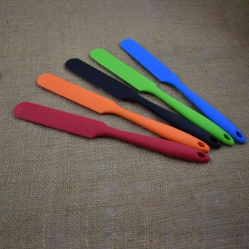 Soft Cake Butter Spatula Cookie Pastry Scraper 1Pcs Kitchen Supplies Hook Design Solid Color Multi Purpose DIY Baking Tools