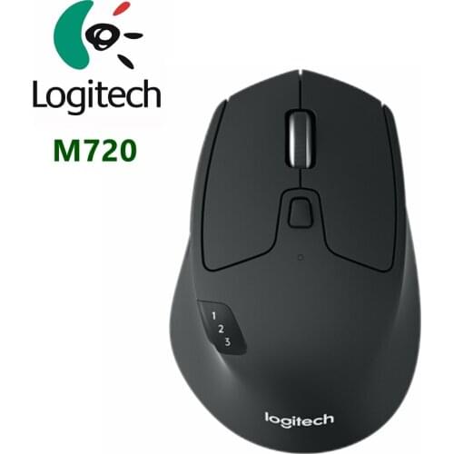 Logitech M720 Bluetooth Wireless Mouse Gaming Computer PC Laptop 8 Buttons Cordless Mice 2.4GHz Dual-mode Gaming Mouse