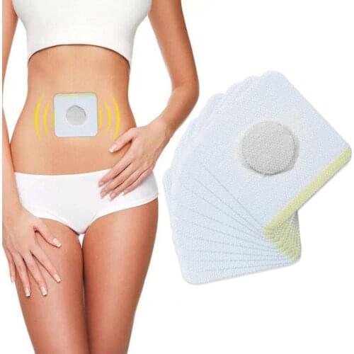 10Pcs/ Box Weight Loss Sticker Non-irritating Fast Absorption Effective Waist Abdomen Hips Fat Burning Patches for Girl