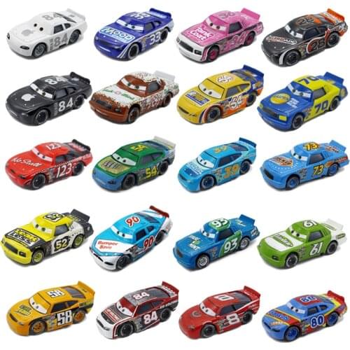 Original 1:55 Disney Pixar Cars 2 Metal Diecast Number 52 79 113 Cars Toy Disney Racing Model Children Toy Collection Gift
