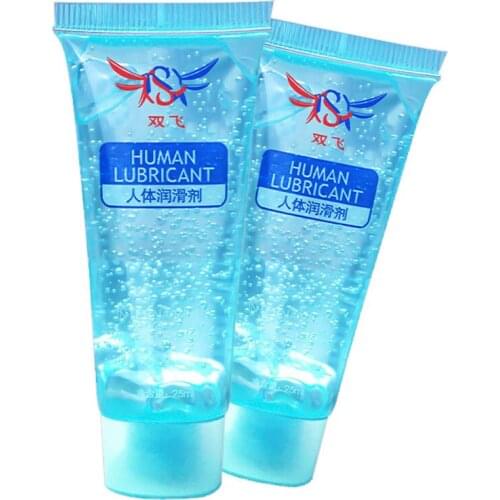 Sex Lubricant 25ml Water-based transprant Human body Sex Oil Vaginal Anal Gel Adults Sex Product Homosexual 1PCS