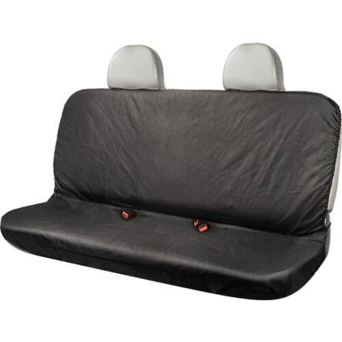 Waterproof Rear Bench Seat Cover 600D Oxford Black Seat Cushion Water Resistant Fit Seat Protection for most Cars & SUV Truck