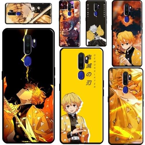 Zenitsu Agatsuma Kimetsu no Yaiba For OPPO A53 A31 A9 A5 2020 F5 F7 A1K A15 A3S A5S A83 A91 A93 A52 A72 Reno2 Z Phone Case