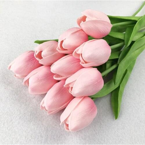 1pcs Artificial Flowers Tulips Bouquets Party Artificial Flowers For Home Wedding Decorative Flowers Bride bouquet