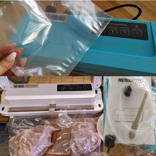Household Commercial Automatic Dry Wet dual use Food Tea Multi-function Sealer Home Vacuum Sealing Machine 220v 220w 1pc