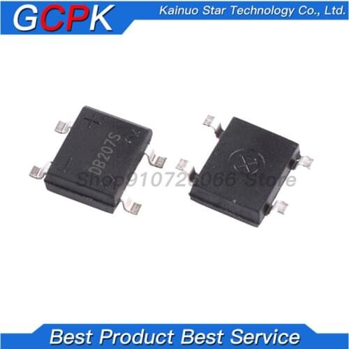 10PCS/LOT DB207 SMD B207 DB207S SMD SOP Bridge Rectifiers 1000V 2A