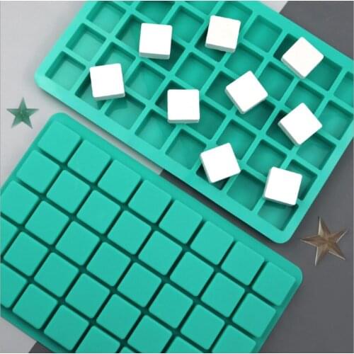 40 cavity cube chocolate mold diy handmade chocolate mold cake baking pan mold food grade silicone