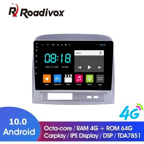 9" Android 10.0 RAM 4G ROM 64G for Toyota VIOS 2004 Car Dvd Gps Navigation Radio Multimedia Player Stereo Head Unit