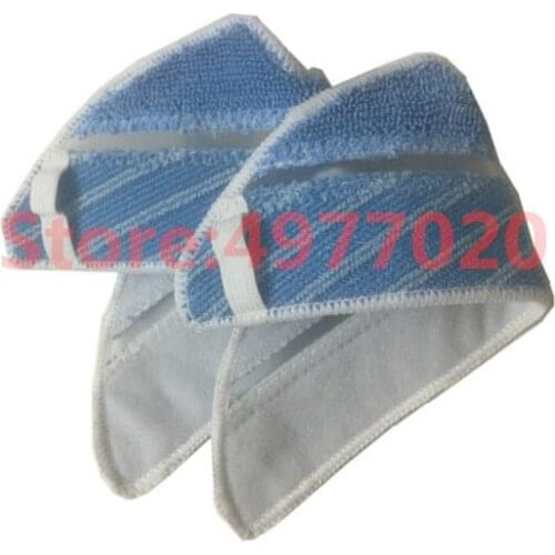 Mop Cloths Side Brushes Magic Paste Robotic Vacuum Cleaner Parts Accessories for Conga Series 1290 y 1390 Robot Vacuum Cleaner