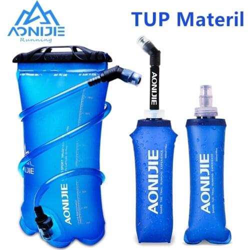 AONIJIE Nwe Hydration Pack Soft Flask Folding Collapsible Water Bottle 250ml 500ml TPU Free For Running Waist Bag Vest SD09 SD10