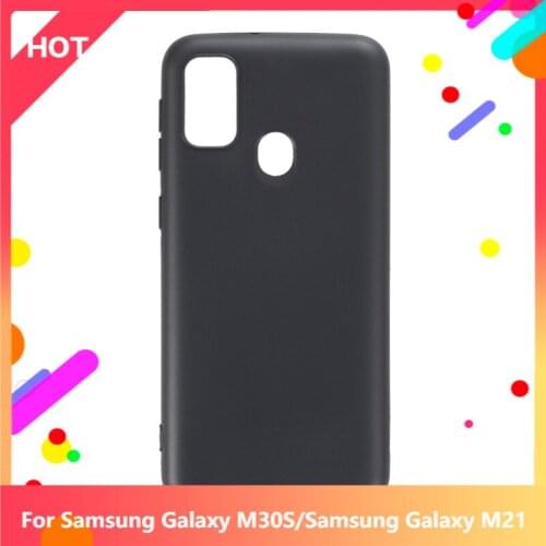 Galaxy M30S Case Matte Soft Silicone TPU Back Cover For Samsung Galaxy M21 Phone Case Slim shockproof