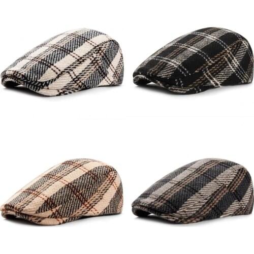 Clape Fashion Wool Newsboy Caps Mens Herringbone Flat Caps Women Men British Painters Hats Soft Autumn Winter Caps Gatsby Hats