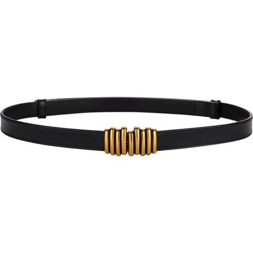 Designer Belts for Women High Quality Genuine Leather Belt Luxury Brand Female 2021 adjustable Easy dress