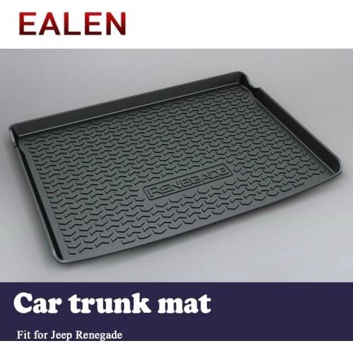 For Jeep Renegade BU 2019 2018 2017 2016 2015 Car-styling Boot Liner Tray Waterproof floor carpet Mat Car Cargo rear trunk mat