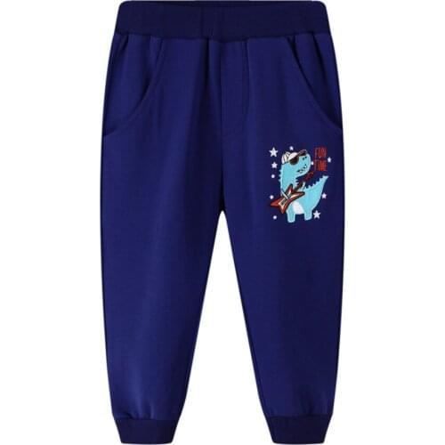 Funnygame New 2020 Cartoon Childrens Long Pants Cotton Cute Boys Girls Sweatpants for Autumn Spring Kids Trousers Pants