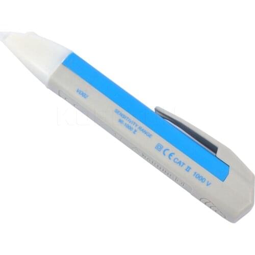 Kebidumei Newest Electric Marking Pen Sensitive AC Sensor Durable Voltage Detector Tester AC 90 1000V Testing LED Buzzer Alarm
