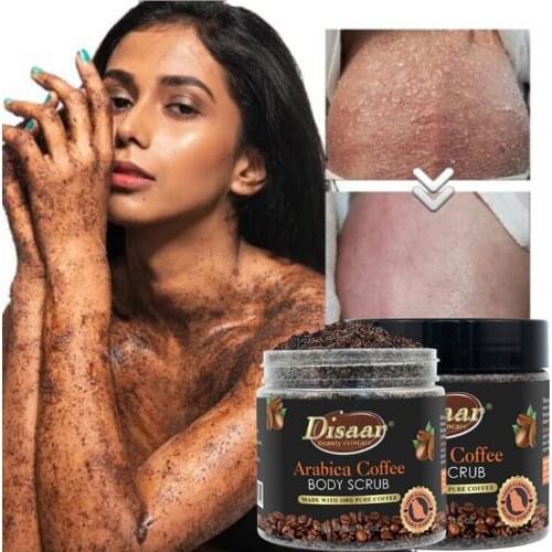 200ml Coffee Scrub Body Scrub Cream Facial Dead Sea Salt For Exfoliating Whitening Moisturizing Anti Cellulite Treatment Acne