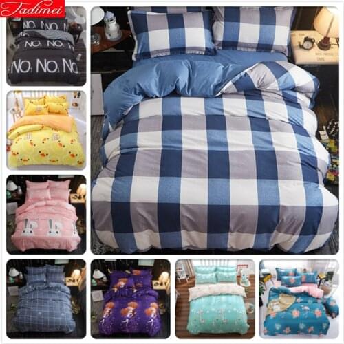 Full King Queen Twin Double Single Size 4pcs Bedding Sets 1.5m 1.8m 2m 2.2m Duvet Cover Child Kids Boy Bedlinens Girl Bedclothes