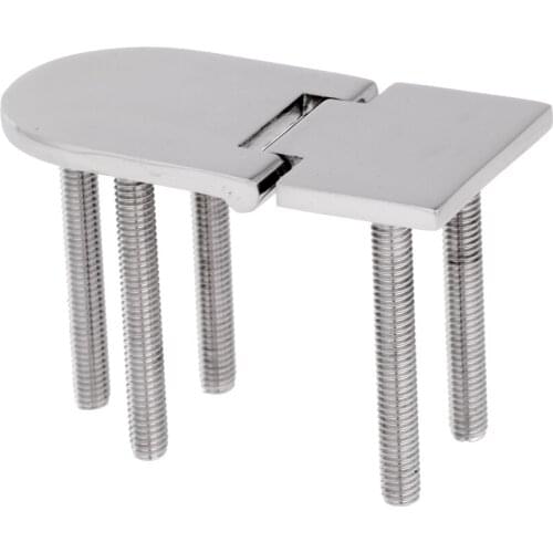 Marine 316 Stainless Steel Yacht Delicate Hinge Screw Hardware 76*40mm for Fishing Inflatable Kayak Canoe Boat Dinghy Accessory