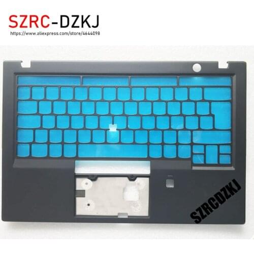 New and Original Lenovo ThinkPad X1 Carbon 6 Gen 6th EX480 20KH 20KG 2018 Palmrest Keyboard Bezel Upper Case W/FP AM16R000800
