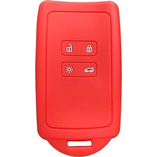 Silicone Key Holder Shell Car Accessories Cover For Renault Clio Captur Arcan Zoe Megane Espace Kadjar Arkana Cover Key Protect
