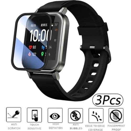 Soft Fibre Glass Protective Film Cover For RedMi Watch XiaoMi Mi Watch 2019 LCD Screen Protector Cover For Mi Watch Lite & Color