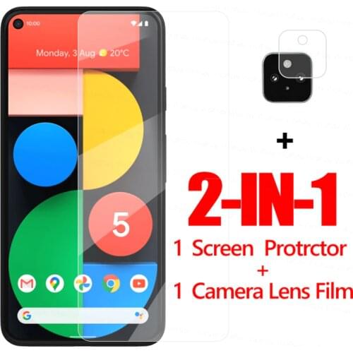 9H Screen Protector For Google Pixel 5A Clear Glass For Google Pixel 5A Tempered Glass Protective Phone Film For Google Pixel 5A