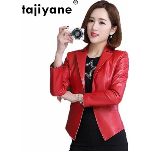 Leather Genuine Real Jacket Women Sheepskin Coat Spring Autumn Coat Women Clothes 2021 Korean Slim Short Coats Plus Size ZT895