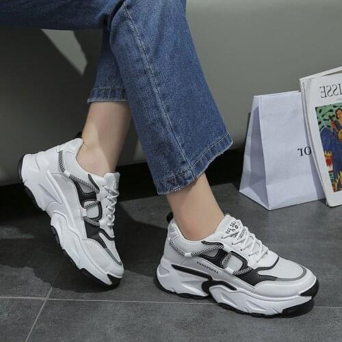 Women Sneakers Platform Shoes Lady Girls Nurse Mesh Breathable Running Walking Female Casual Sports Shoes White Zapatillas Mujer