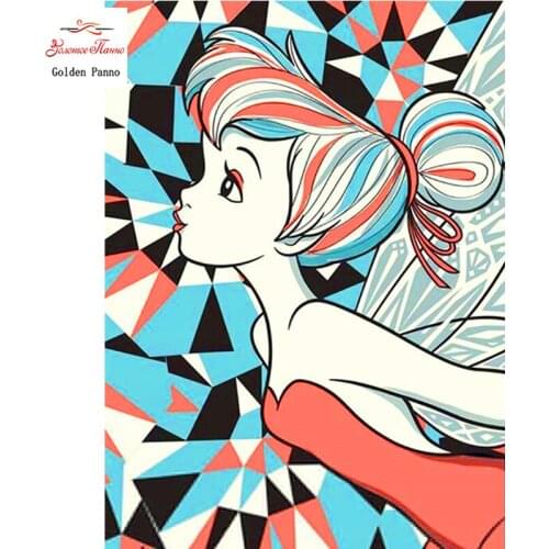 GOLDEN PANNO Diamond Painting Full Square 5D Diy Daimond Embroidery Diamant Mosaic Sale Displasy Broderie Diamant Girl 12