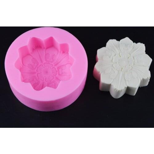 1PCS Flower Jelly Silicone Mold Baking Tools Cake Decoration Molds