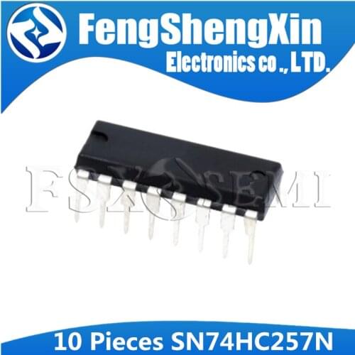 10pcs SN74HC257N DIP16 74HC257 DIP-16 74HC257N DIP MC74HC257N HD74HC27P DATA SELECTORS/MULTIPLEXERS IC